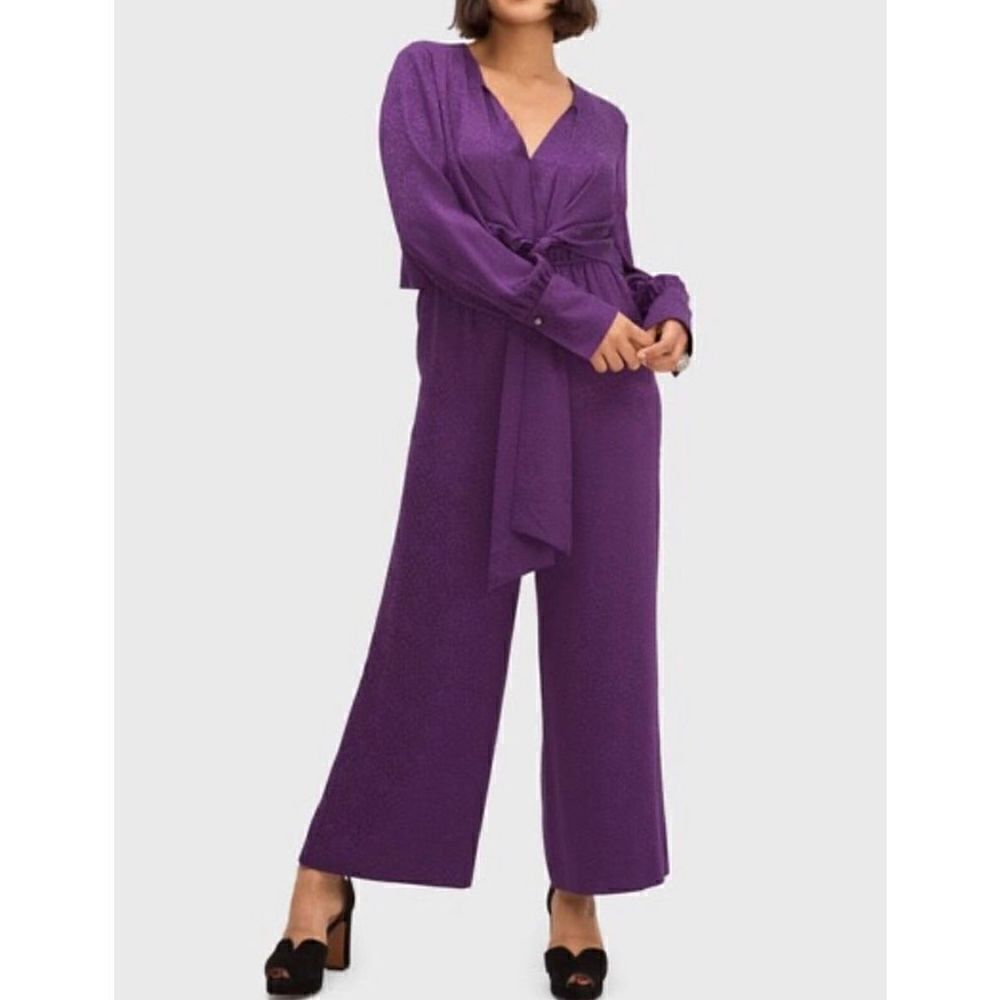 Kate Spade NWT Tie Front Jumpsuit size 8